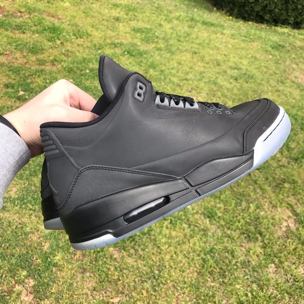 Men’s (9) Air Jordan 5Lab3 black 3M - Picture 4 of 5